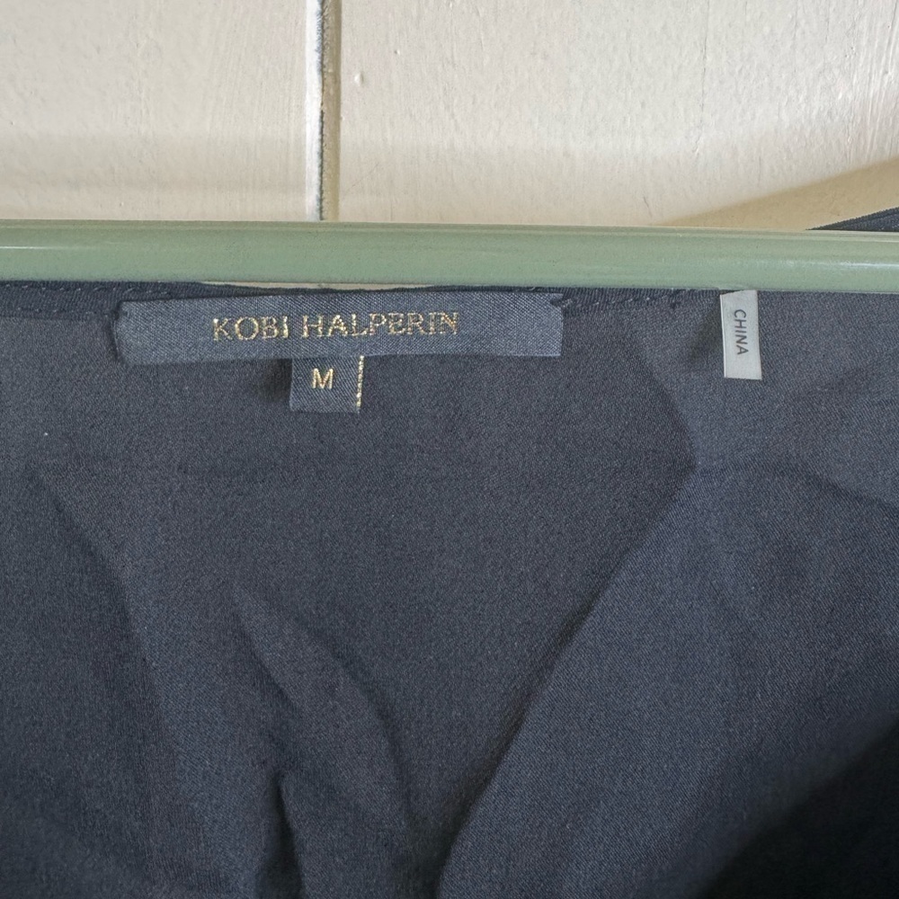 Kobi Halperin Silk Ruffle Blouse M - Picture 2 of 4